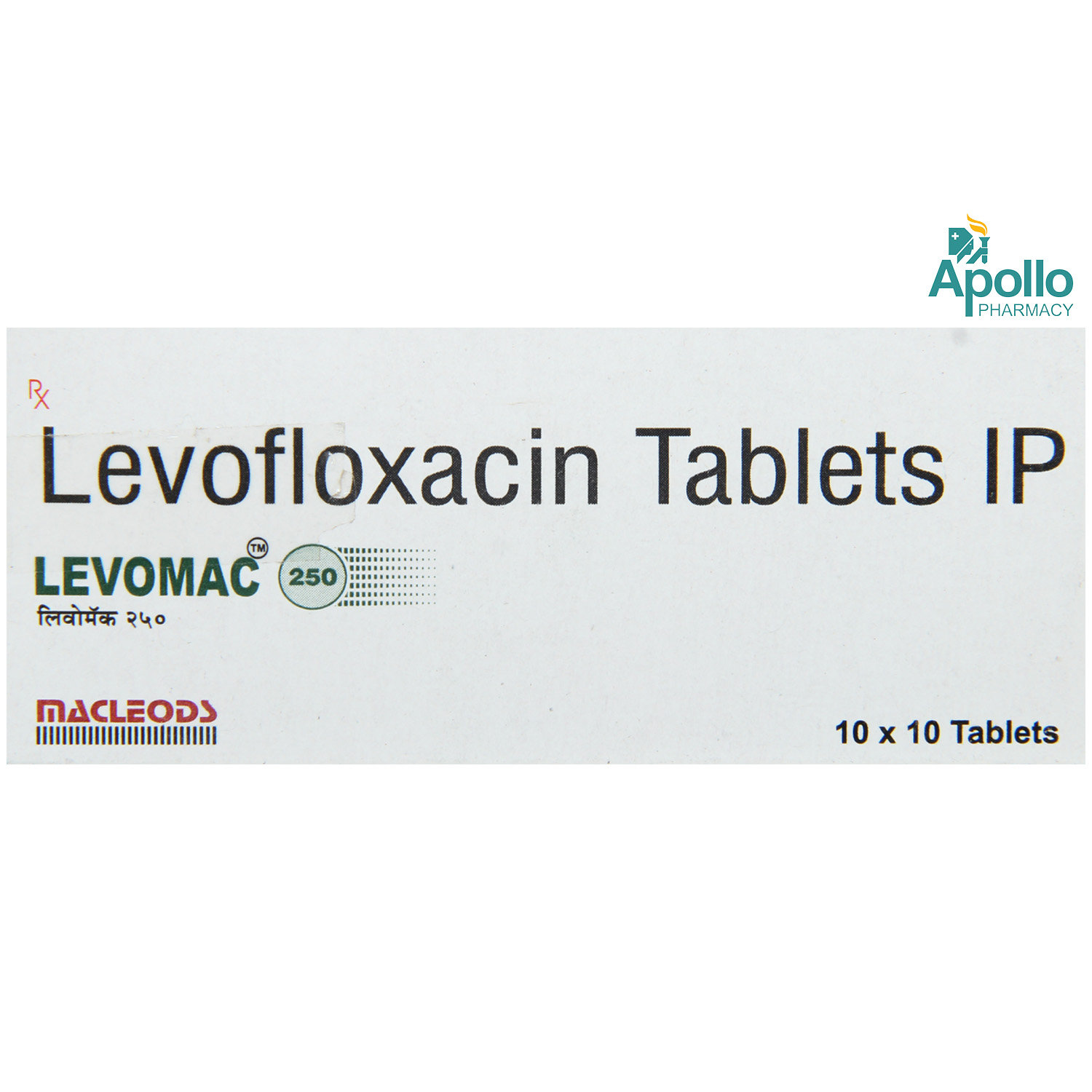 Levomac 250 mg Tablet 10's, Pack of 10 TabletS Levomac 250 mg Tablet 10's, Pack of 10 TabletS