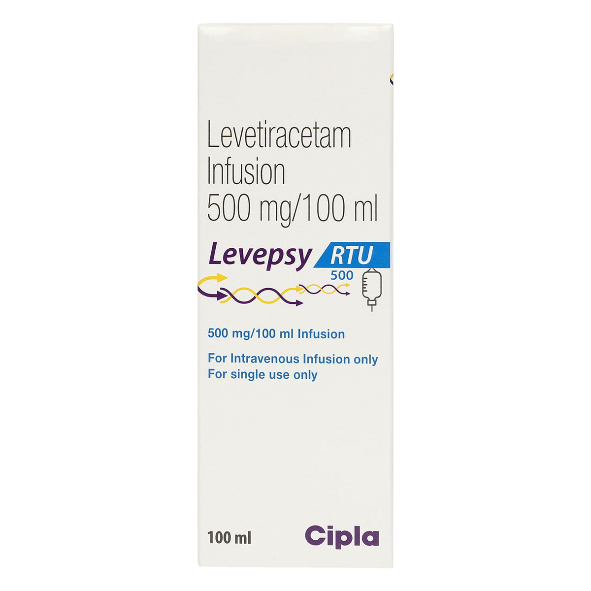 Levepsy Rtu 500 Infusion 100 ml, Pack of 1 Levepsy Rtu 500 Infusion 100 ml, Pack of 1