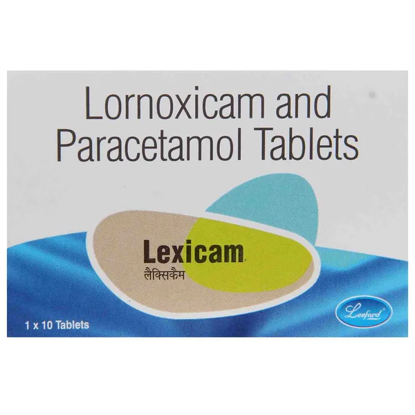 Lexicam Tablet 10's, Pack of 10 TABLETS