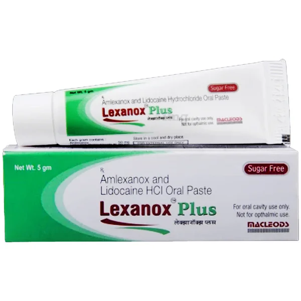 Lexanox Plus Oral Paste, 5 gm, Pack of 1