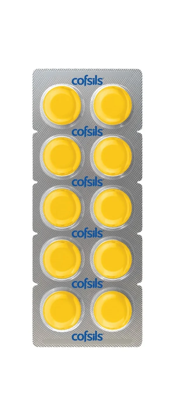 Cofsils Lemon Honey Flavour, 10 Lozenges, Pack of 10