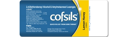 Cofsils Lemon Honey Lozenges 10's, Pack of 10