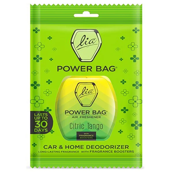 Lia Power Bag Citric Tango Air Freshener, 10 gm