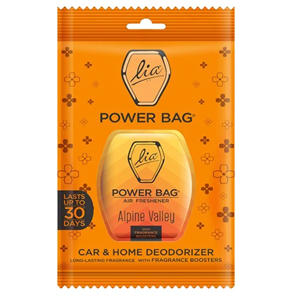 Lia Power Bag Alpine Valley Air Freshener, 10 gm