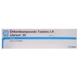 Librium 25 mg Tablet 10's