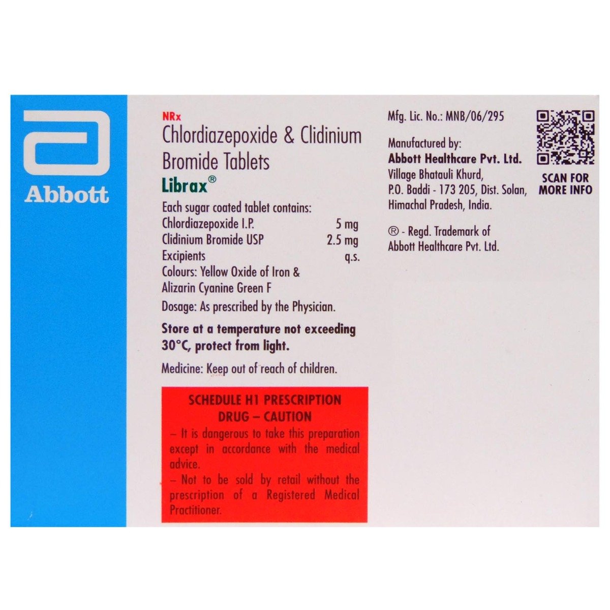 Librax Tablet 20's, Pack of 20 TabletS Librax Tablet 20's, Pack of 20 TabletS