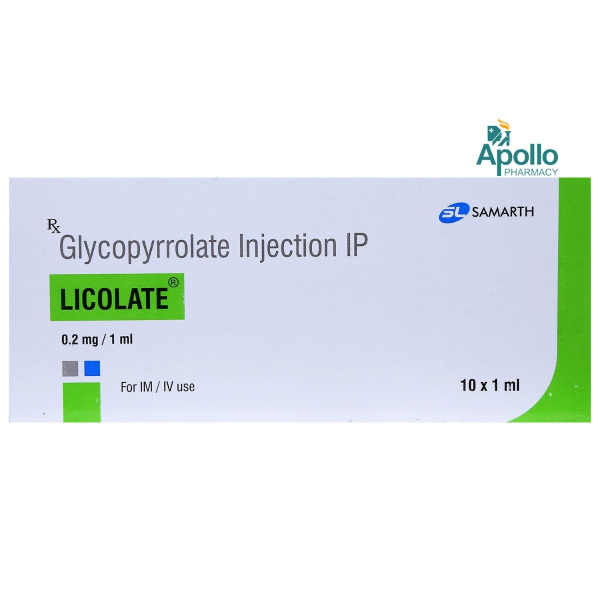 Buy LICOLATE INJECTION 1ML Online