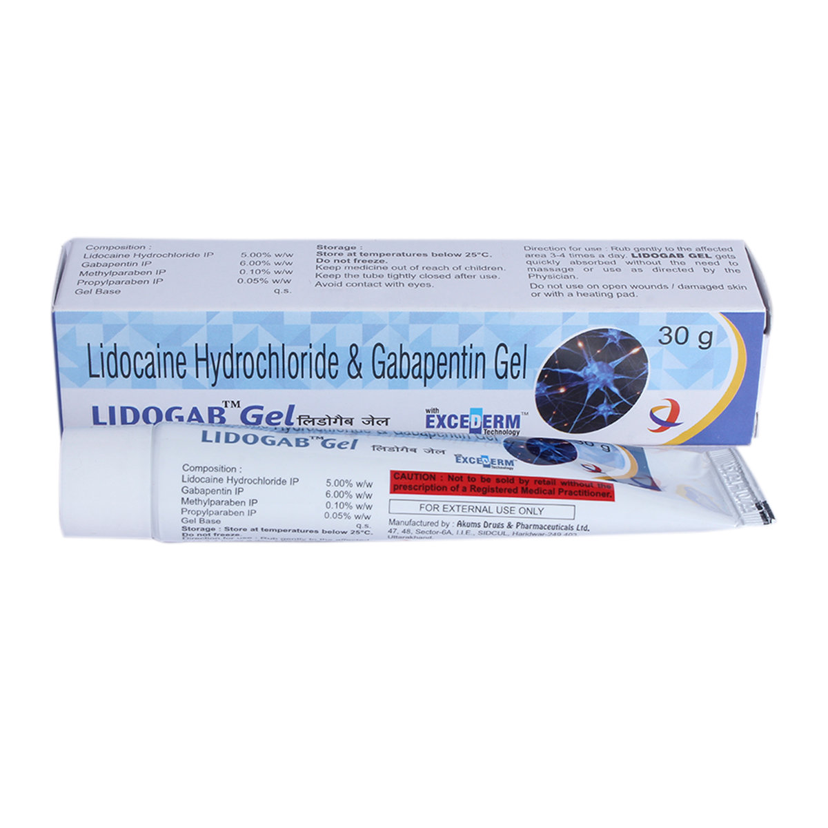 Lidogab Gel 30 gm, Pack of 1 GEL Lidogab Gel 30 gm, Pack of 1 GEL