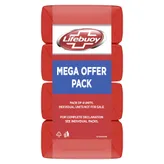 Lifebuoy Shilver Sheild+ Soap, 125 gm (Buy 3, Get 1 Free), Pack of 1