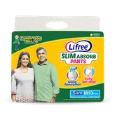 Lifree Slim Absorb Adult Diaper Pants Medium, 10 Count, Pack of 1