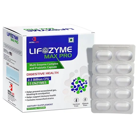 Lifozyme Max Pro Capsule 10's