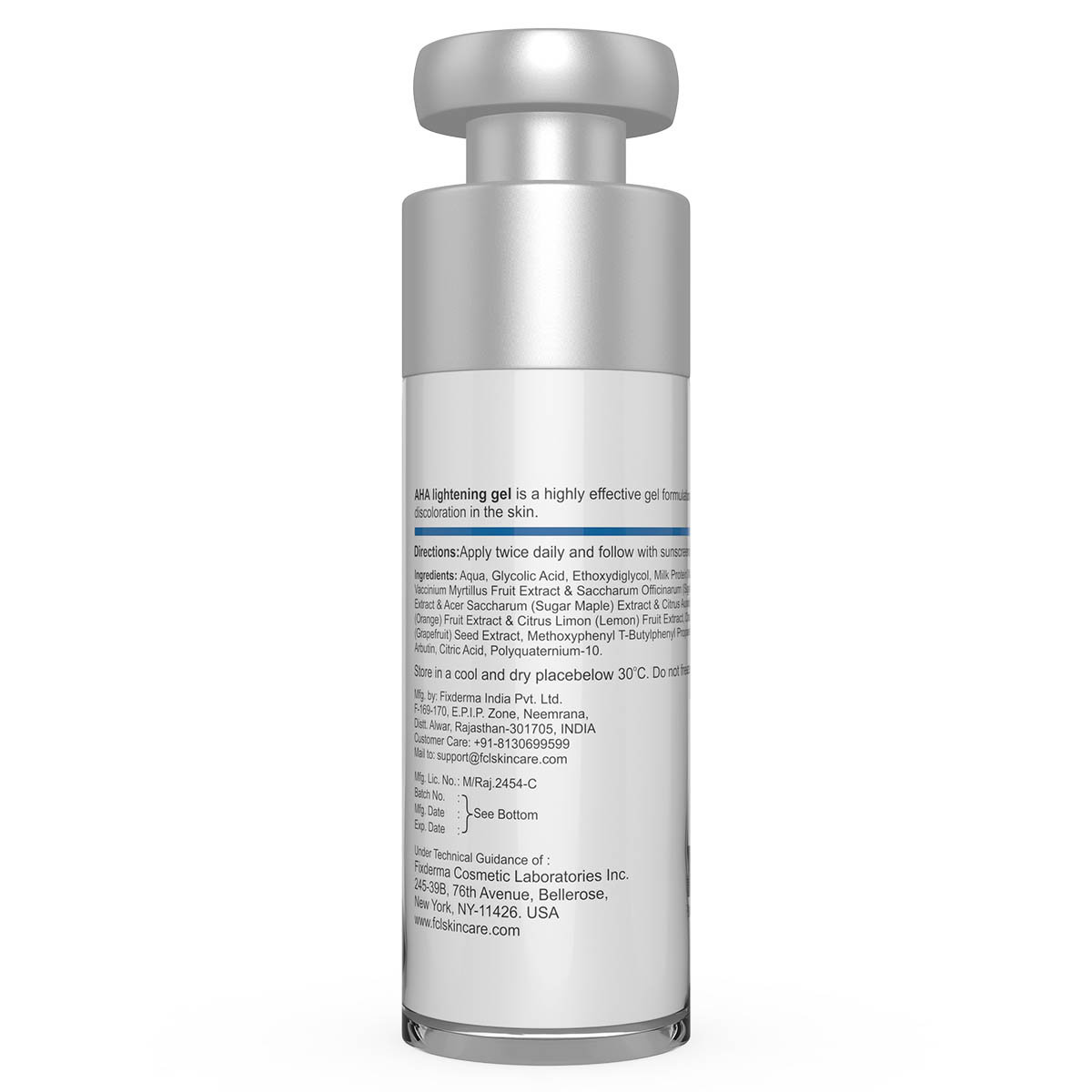 Fixderma AHA Lightening Gel 30 ml, Pack of 1 Fixderma AHA Lightening Gel 30 ml, Pack of 1