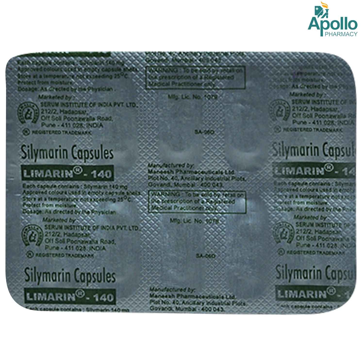 Limarin 140 Capsule 10's, Pack of 10 CapsuleS Limarin 140 Capsule 10's, Pack of 10 CapsuleS