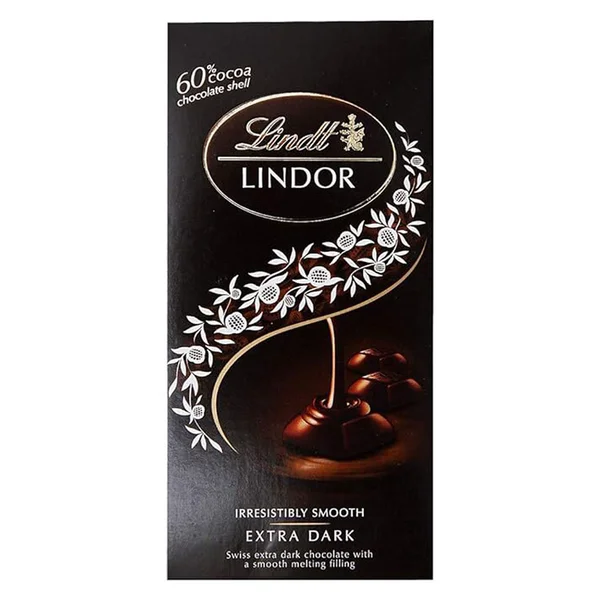 LINDT Lindor Singles Extra Dark Chocolate, 100 gm, Pack of 1