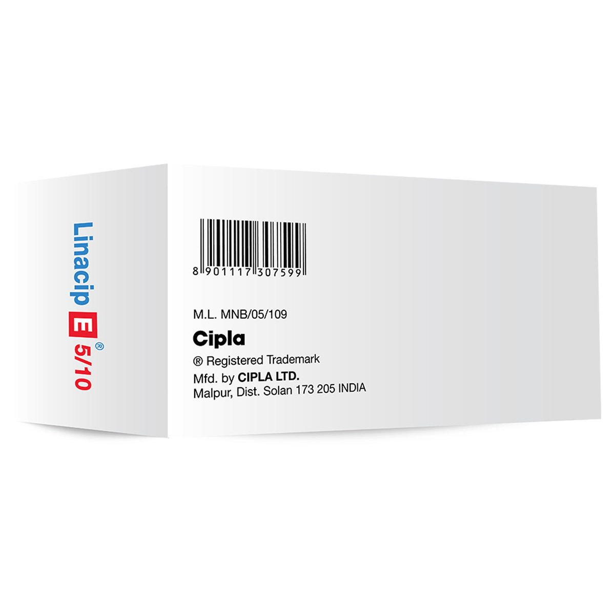 Linacip E 5/10 Tablet 10's, Pack of 10 Linacip E 5/10 Tablet 10's, Pack of 10