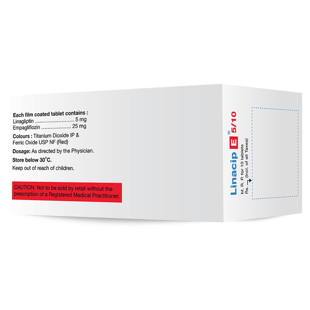 Linacip E 5/10 Tablet 10's, Pack of 10 Linacip E 5/10 Tablet 10's, Pack of 10