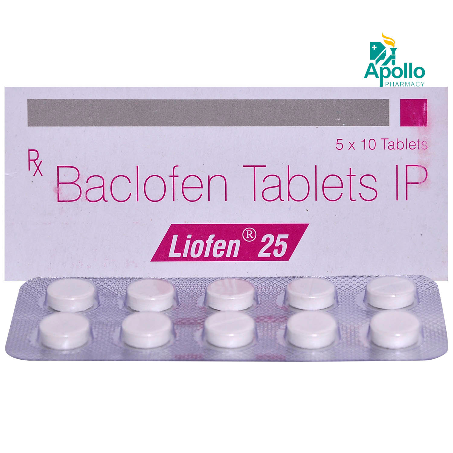 Liofen 25 Tablet 10's, Pack of 10 TABLETS Liofen 25 Tablet 10's, Pack of 10 TABLETS
