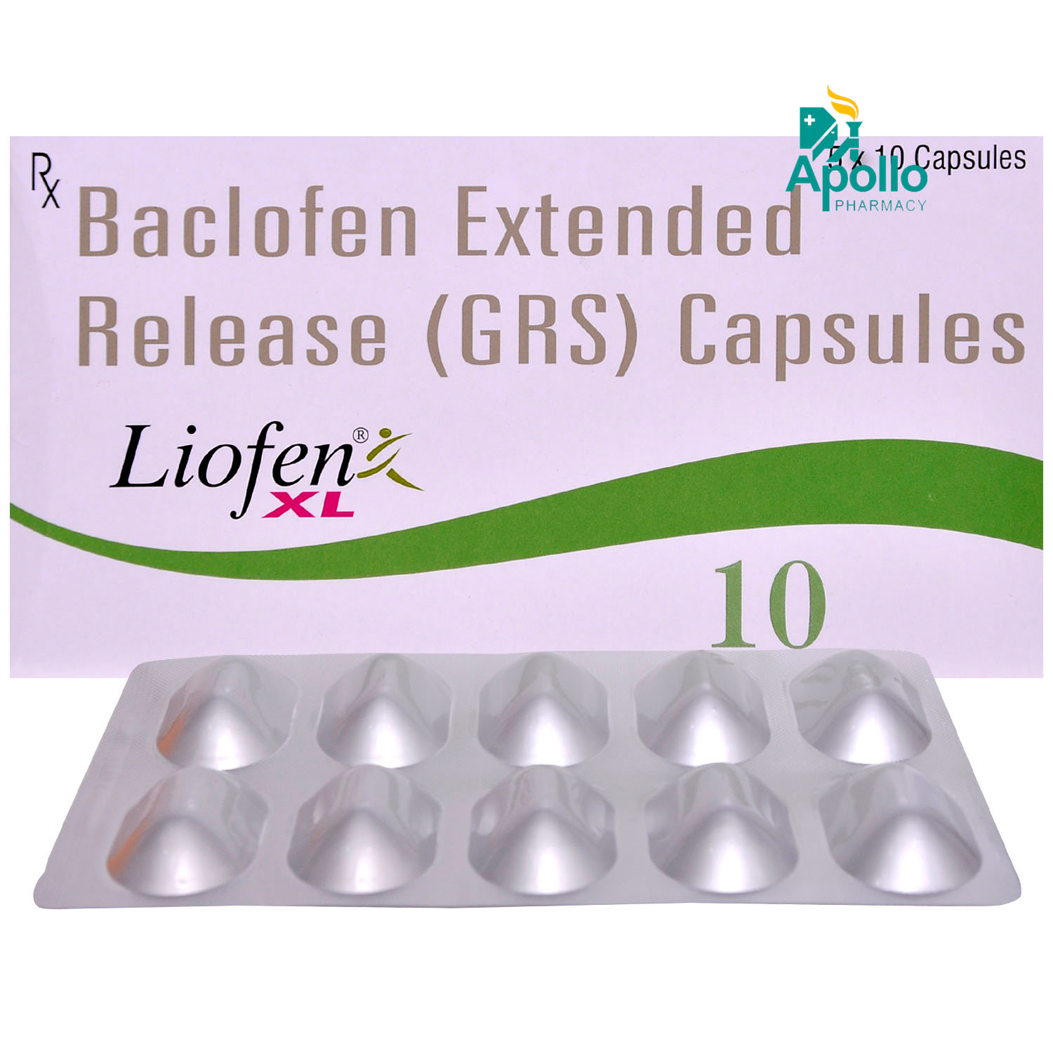 Liofen XL Capsule 10's, Pack of 10 CAPSULES Liofen XL Capsule 10's, Pack of 10 CAPSULES