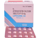 Lipicure 10 Tablet 15's, Pack of 15 TABLETS