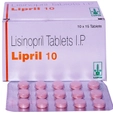 Lipril 10 Tablet 15's