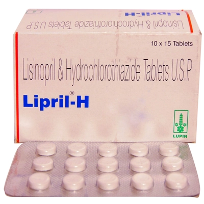 Lipril H Tablet 15's, Pack of 15 TabletS