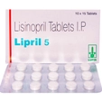 Lipril 5 Tablet 15's