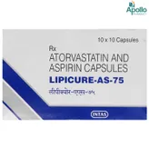 Lipicure-AS-75 Capsule 10's, Pack of 10 CAPSULES