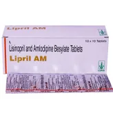 Lipril AM Tablet 10's, Pack of 10 TABLETS