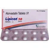 Lipicon 10 Tablet 10's, Pack of 10 TABLETS