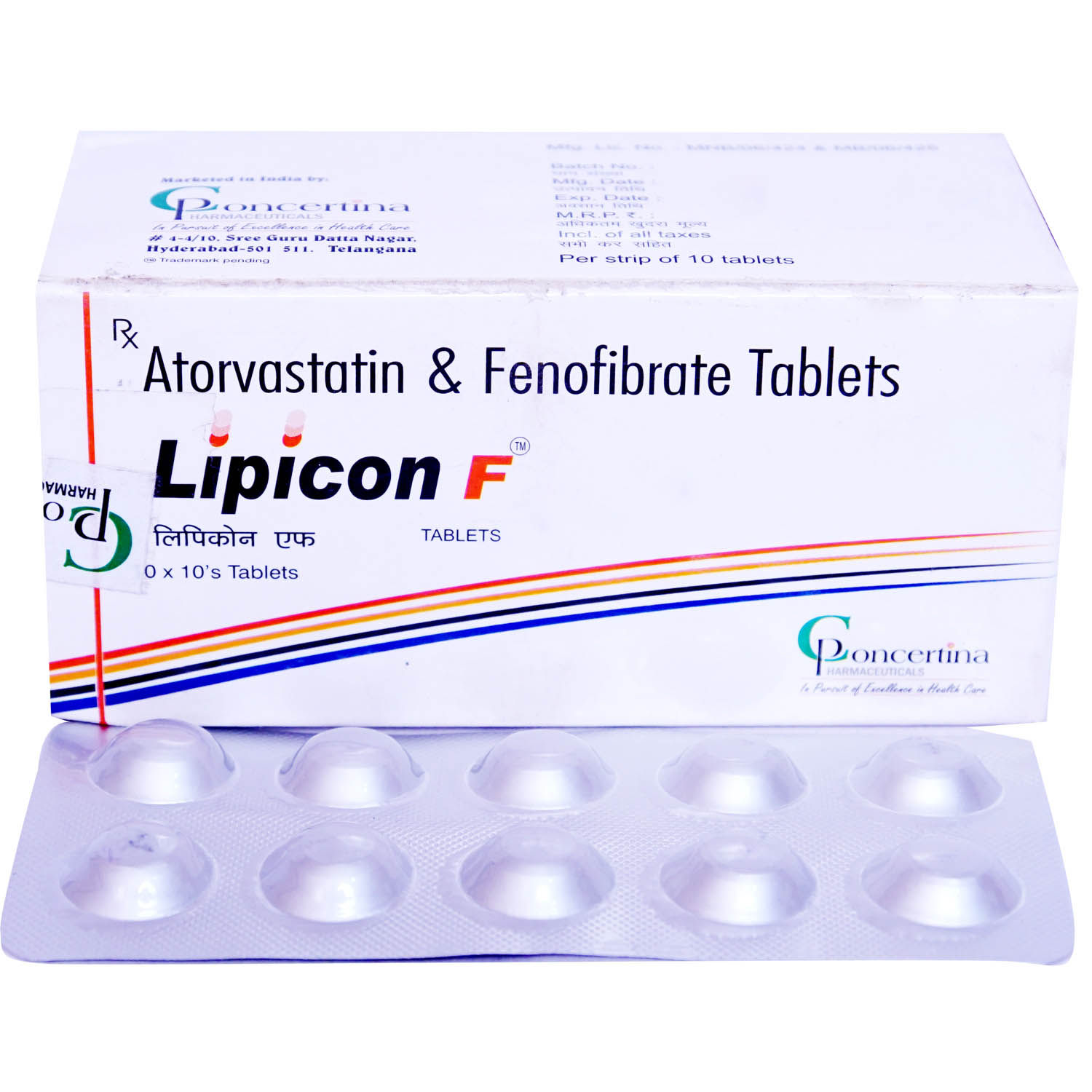 Lipicon-F Tablet 10's Lipicon-F Tablet 10's