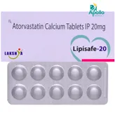 Lipisafe-20 Tablet 10's, Pack of 10 TABLETS