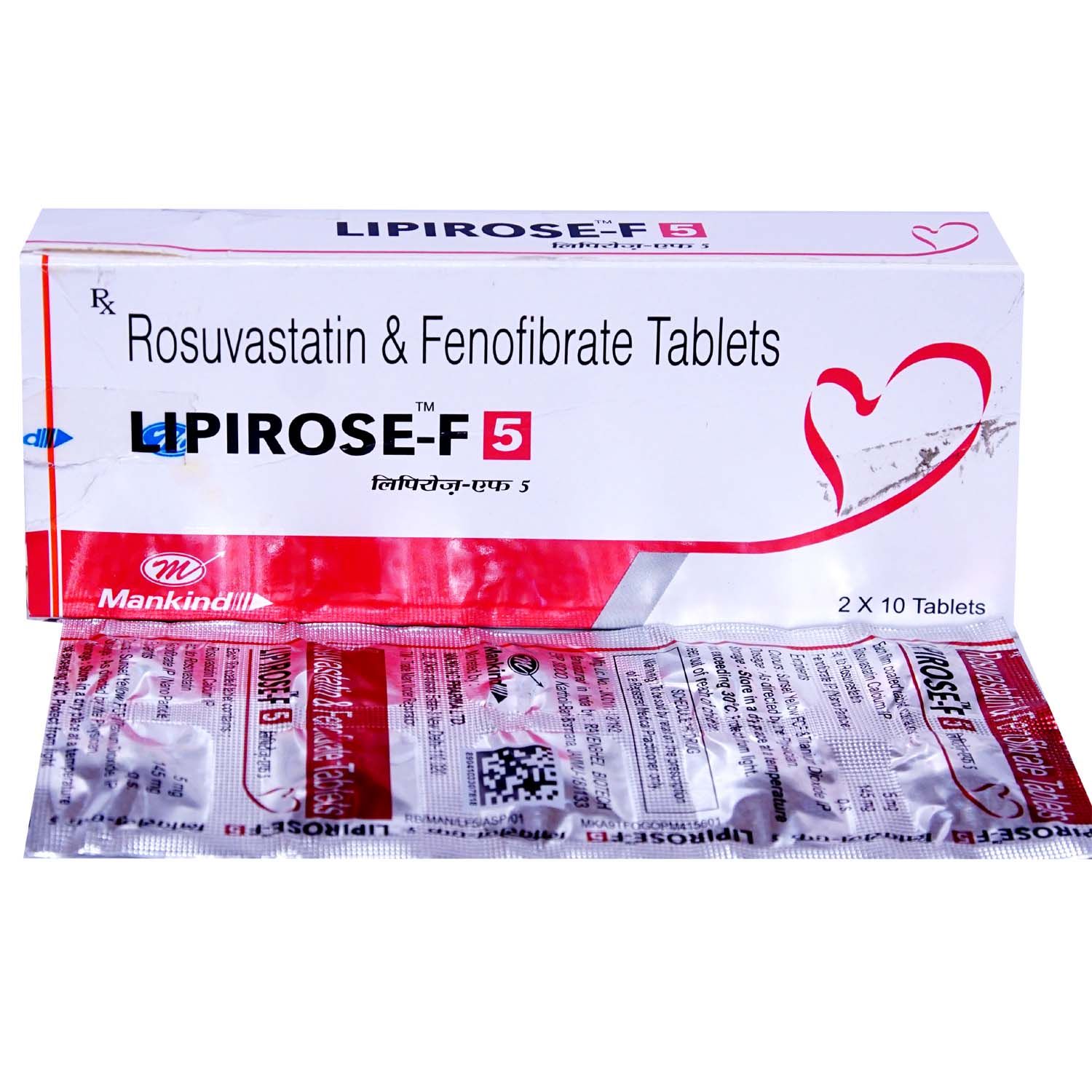 Buy Lipirose-F 5 Tablet 10's Online