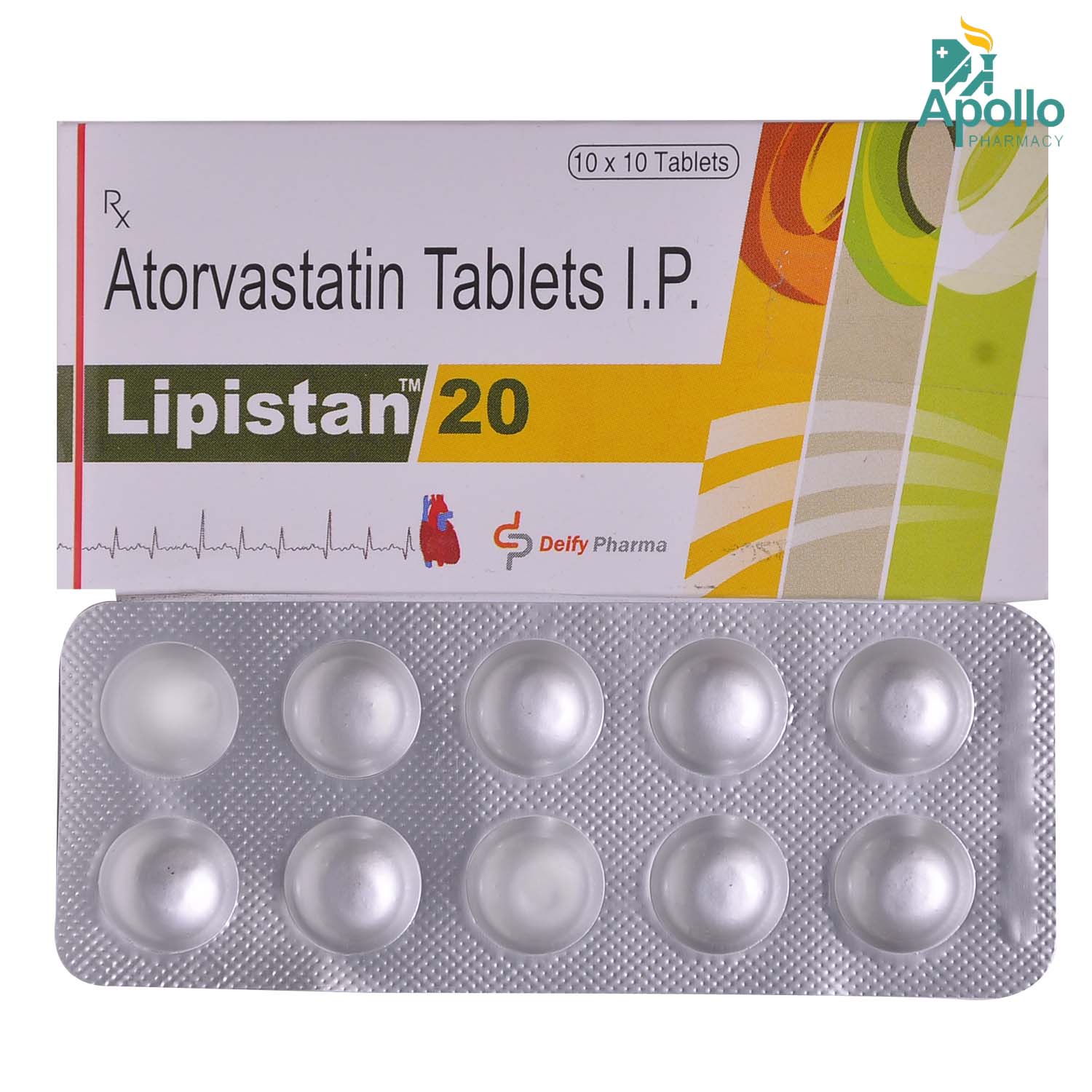Lipistan 20mg Tablet 10's, Pack of 10 TABLETS Lipistan 20mg Tablet 10's, Pack of 10 TABLETS