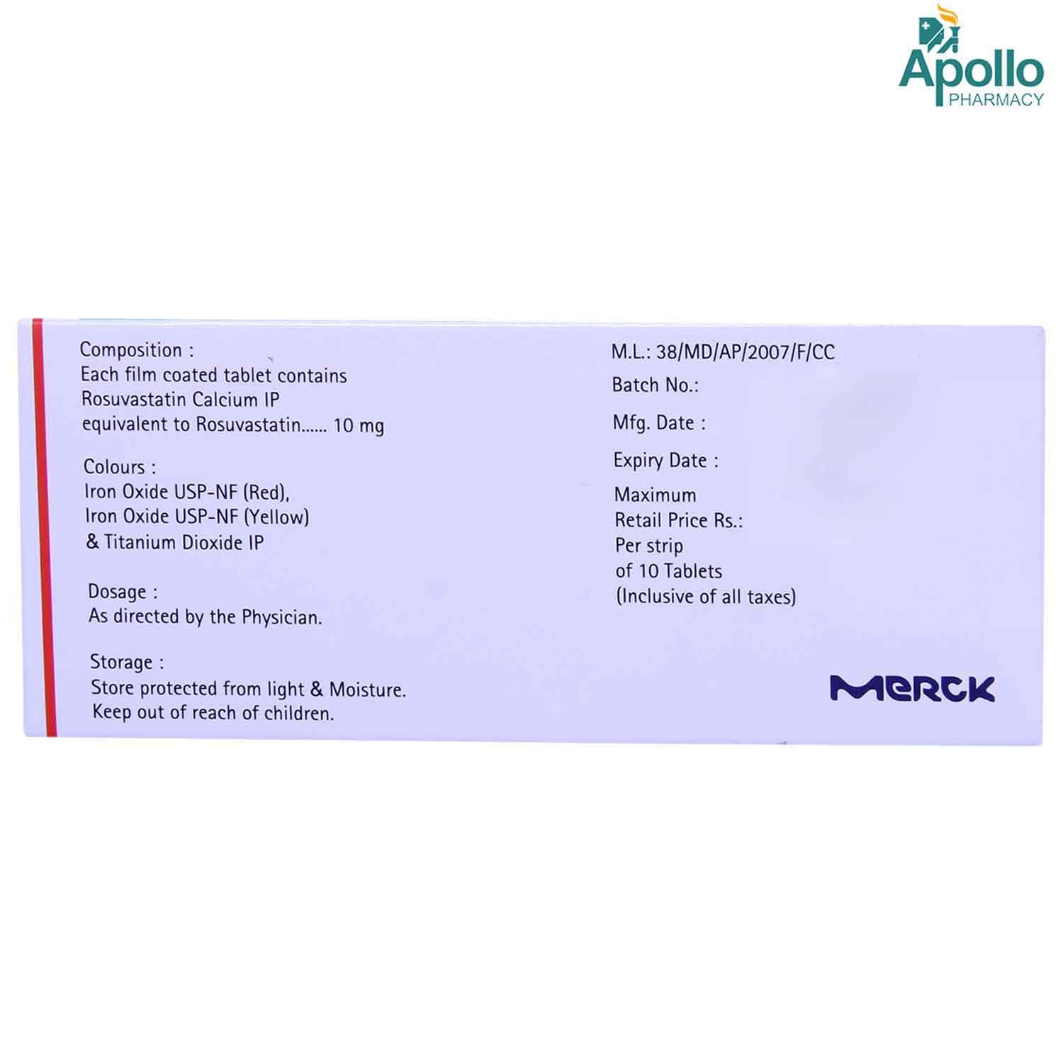 Lipigo 10 Tablet 10's, Pack of 10 TABLET MDS Lipigo 10 Tablet 10's, Pack of 10 TABLET MDS