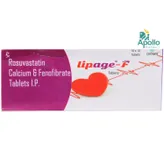 LIPAGE F TABLET 10'S, Pack of 10 TabletS