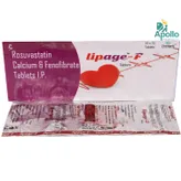LIPAGE F TABLET 10'S, Pack of 10 TabletS