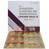 LIPICURE GOLD 10MG CAPSULE 15'S, Pack of 15 CAPSULES