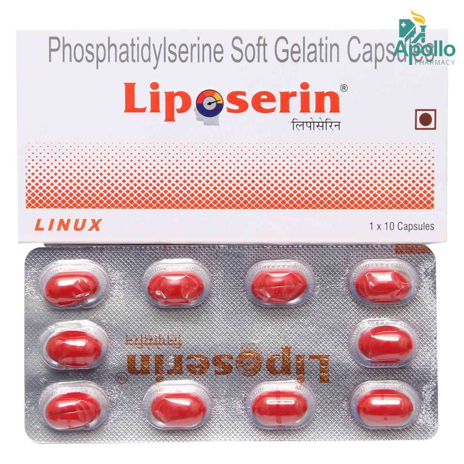 Buy Liposerin Softgel Capsule 10's Online