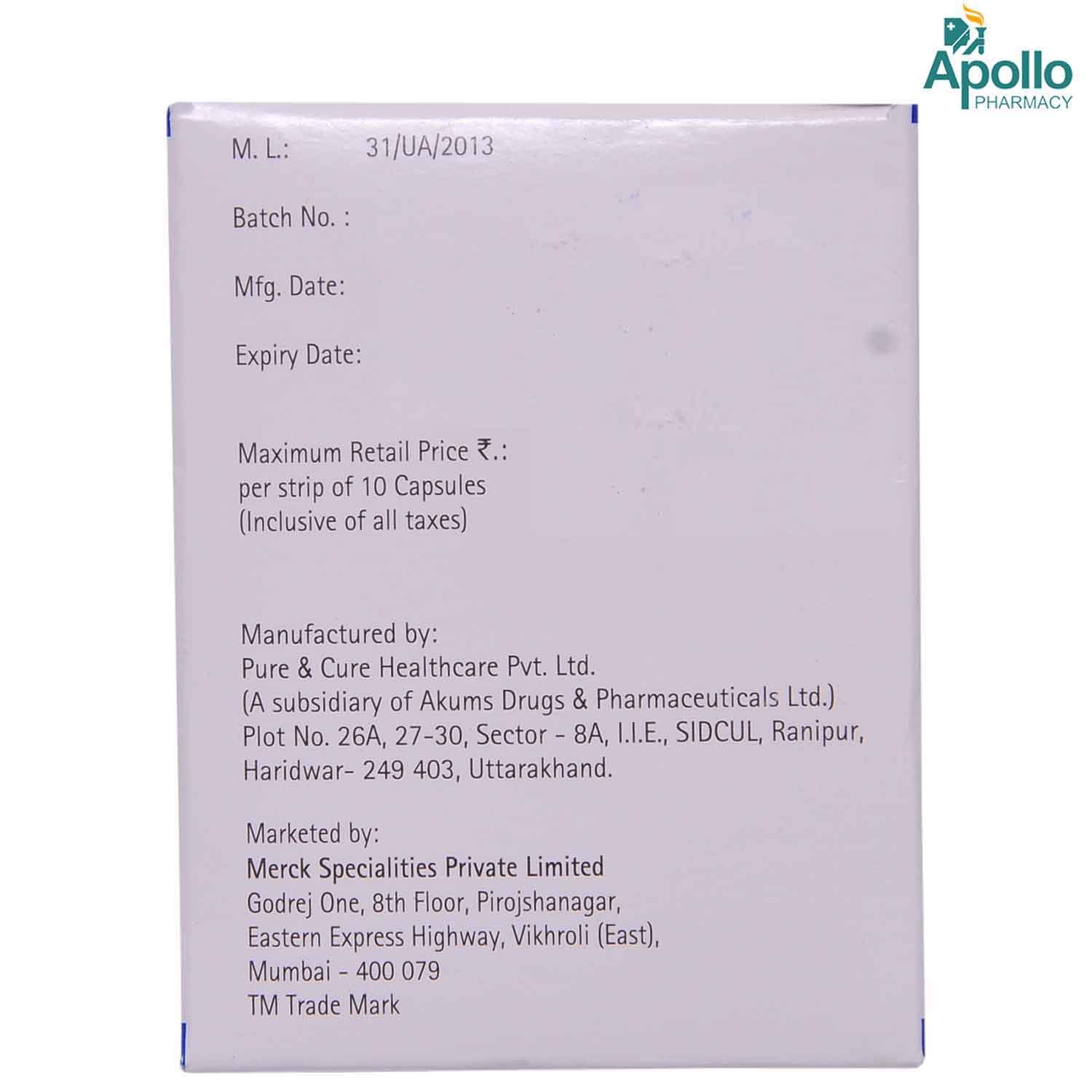 Lipigo A 75 Capsule 10's, Pack of 10 Lipigo A 75 Capsule 10's, Pack of 10