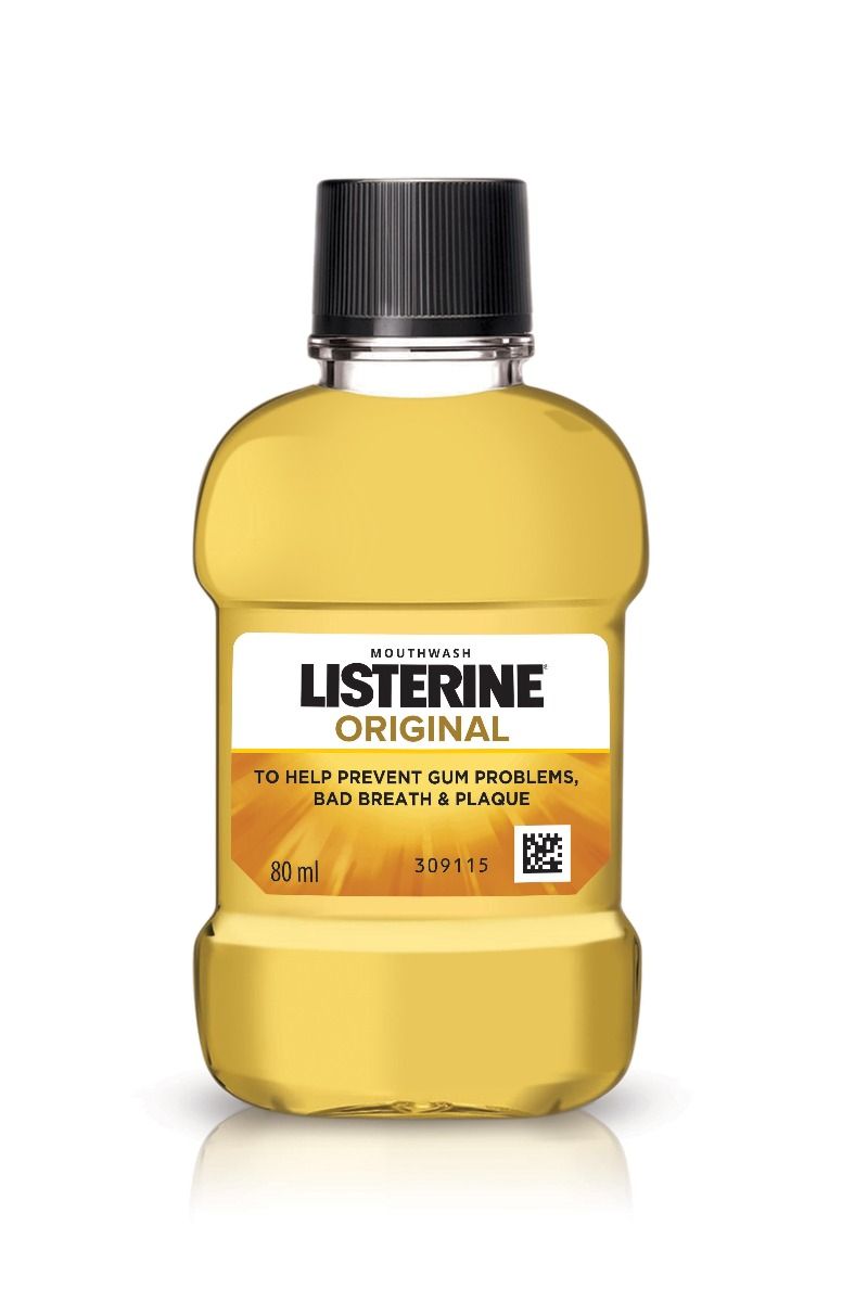 Listerine Original Mouthwash, 80 ml Price, Uses, Side Effects