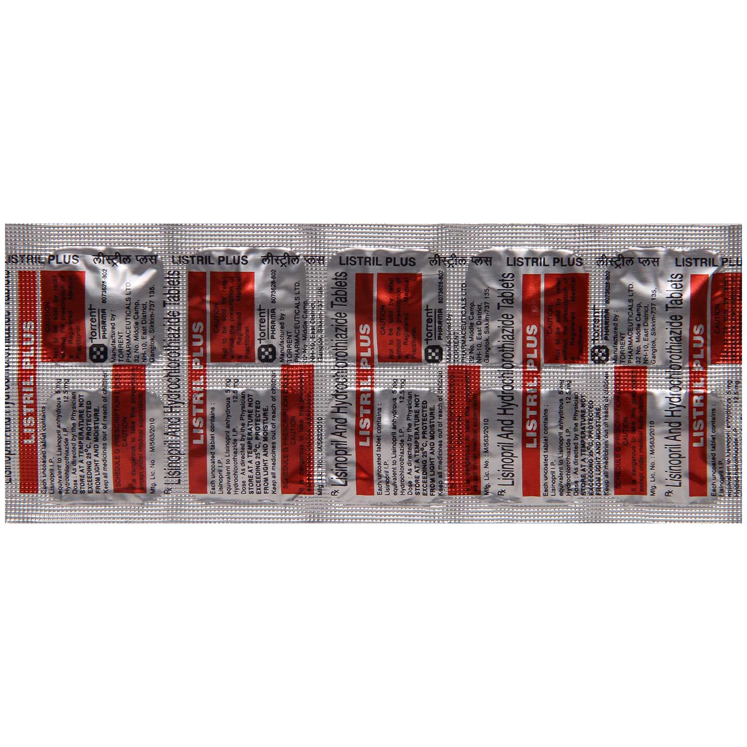 Listril Plus Tablet 10's, Pack of 10 TABLETS Listril Plus Tablet 10's, Pack of 10 TABLETS