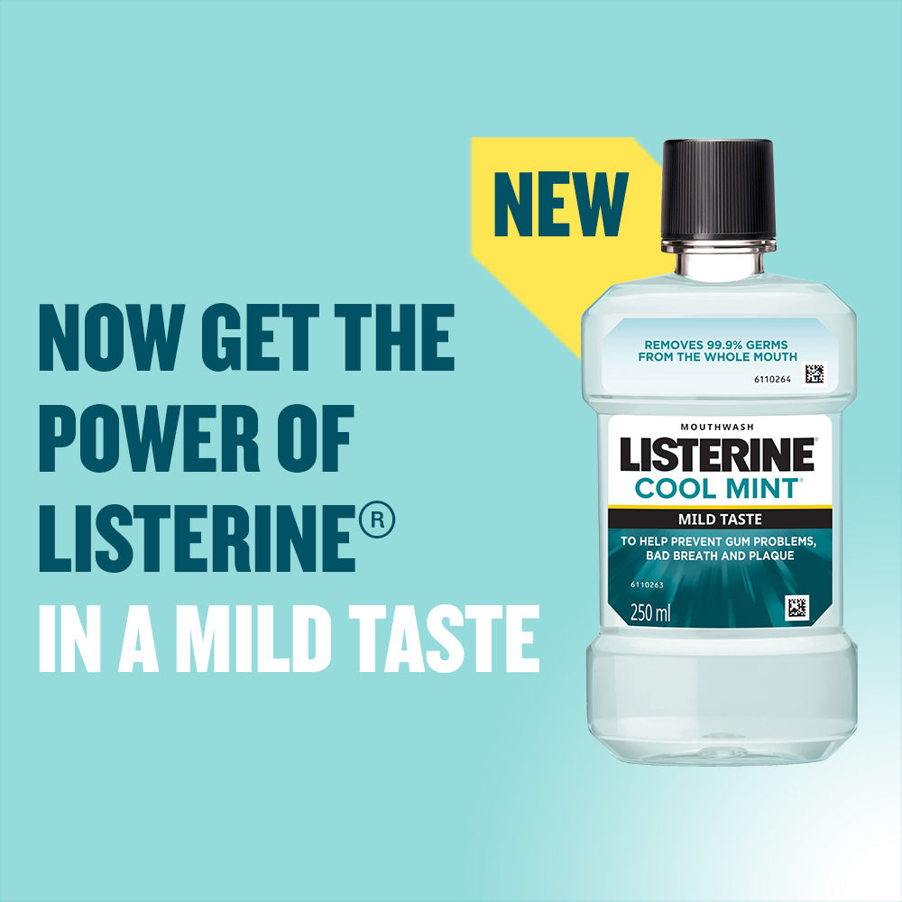 Listerine Cool Mint Mild Taste Mouthwash, 500 ml Price, Uses, Side Effects, Composition Apollo
