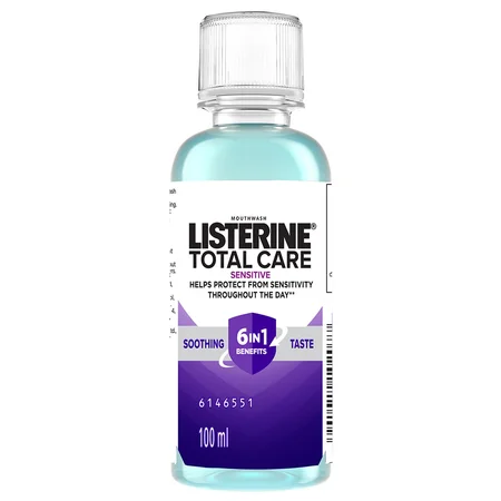 Listerine Total Care Sensitive Soothing Taste Mouth Wash, 100 ml