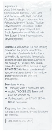 Litmocee 20% Serum 30 ml, Pack of 1