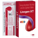 Livogen XT (10 Tablets) | Management of Iron Deficiency Anemia| Recovery from Tiredness, Weakness, Paleness, Hairfall