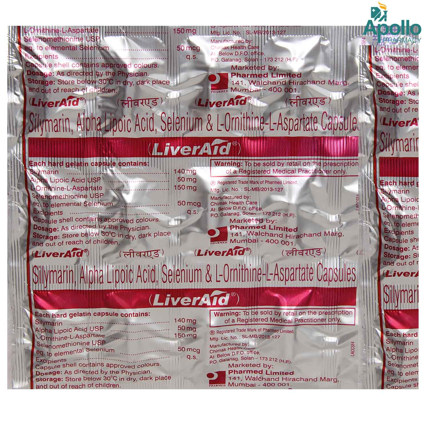 Liveraid Capsule 15's Price, Uses, Side Effects, Composition - Apollo ...