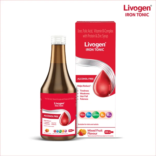 Livogen Tonic (200ml) | The complete health tonic | 9-in-1 Benefit Formula