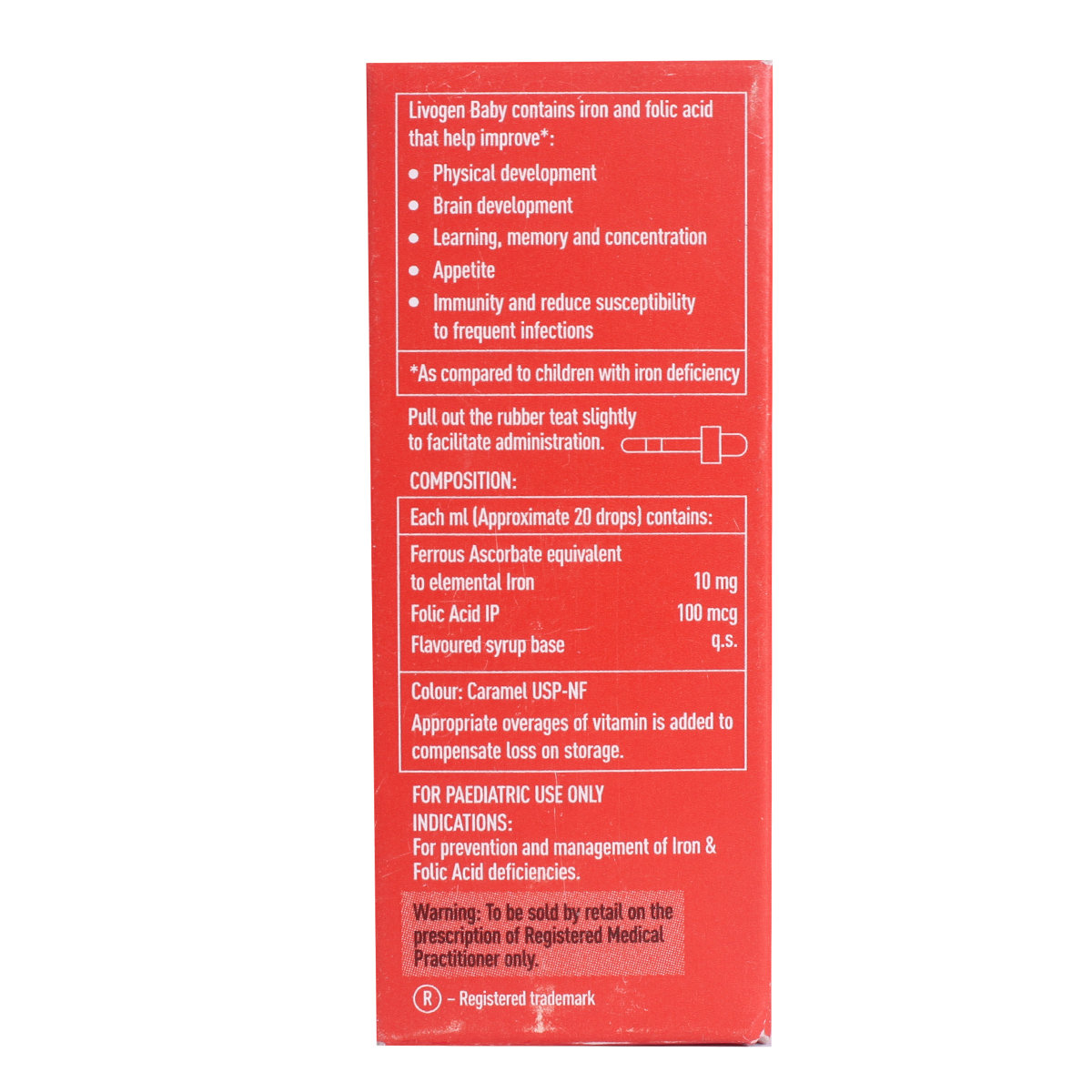 Livogen Baby Drops 15ml, Pack of 1 DROPS Livogen Baby Drops 15ml, Pack of 1 DROPS