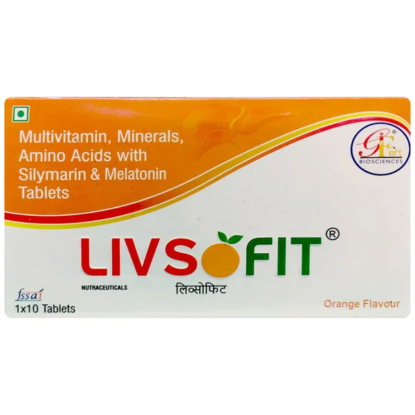 Livsofit Orange Flavour Tablet 10's