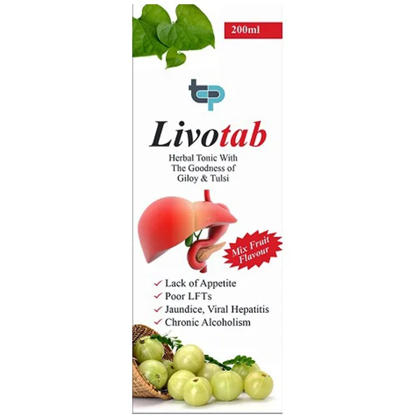 Torgem Livotab Mixfruit Flavour Tonic, 200 ml